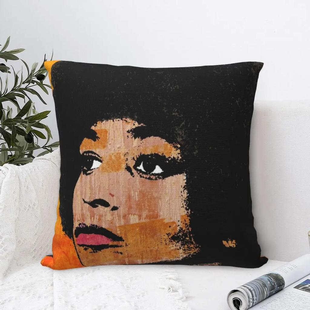 ANGELA DAVIS (FARBE) Kissenhüllen Luxus Sofakissen