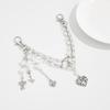 Multi Functional Heart Bows Fringe Charm For Purse or Keychain Accessory Feature Elegant Design And Stylish Appearance