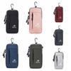 PU Leather Outdoor Running Phone Holder with Headphone Jack Jogging Bags for Phone  Unisex