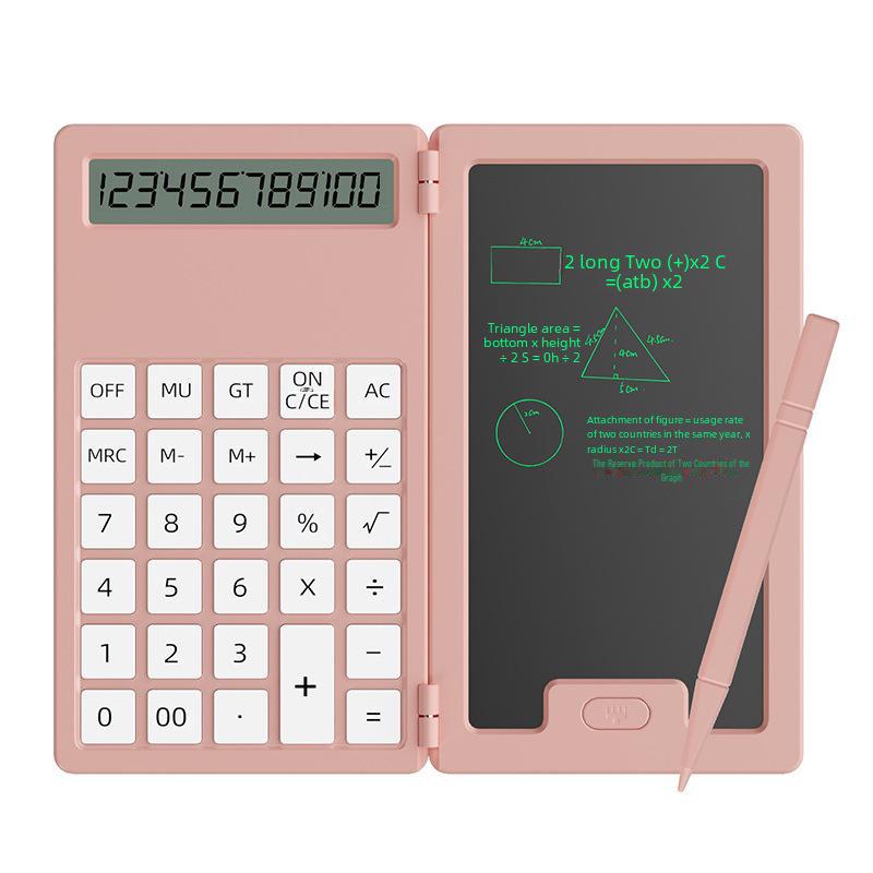 Multifunctional Portable Mini Calculator with Handwriting Board - Perfect for Business, Student, and Office Use