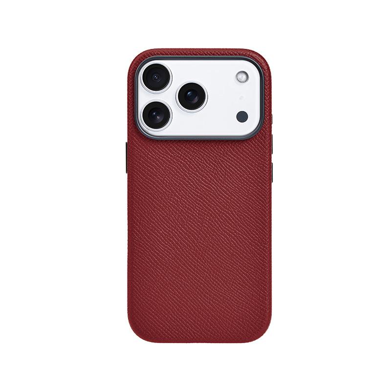 

Деловой Чехол-Накладка с Высокой Текстурой из Натуральной Кожи для IPhone 17 Pro Max 17 Air 17 Pro, Безопасный для Кожи, Магнитная Зарядка, Защита от Падений iPhone Air