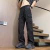 Men's Loose Straight Casual Trousers 2026 New Multi-Pocket Wide-Leg Sweatpants