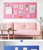 Vertical Stripe Felt Board – No-Punch Photo Display for Living Room & KTV Decor