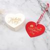 100pcs Hanging Decoration Gift Labels Heart Shaped Cards Hand Gift Hanging Tag  Mother Days