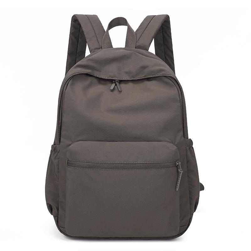 Schoolbag men's and women's casual multi-purpose lightweight large-capacity versatile backpack nylon cloth student class schoolbag commute travel