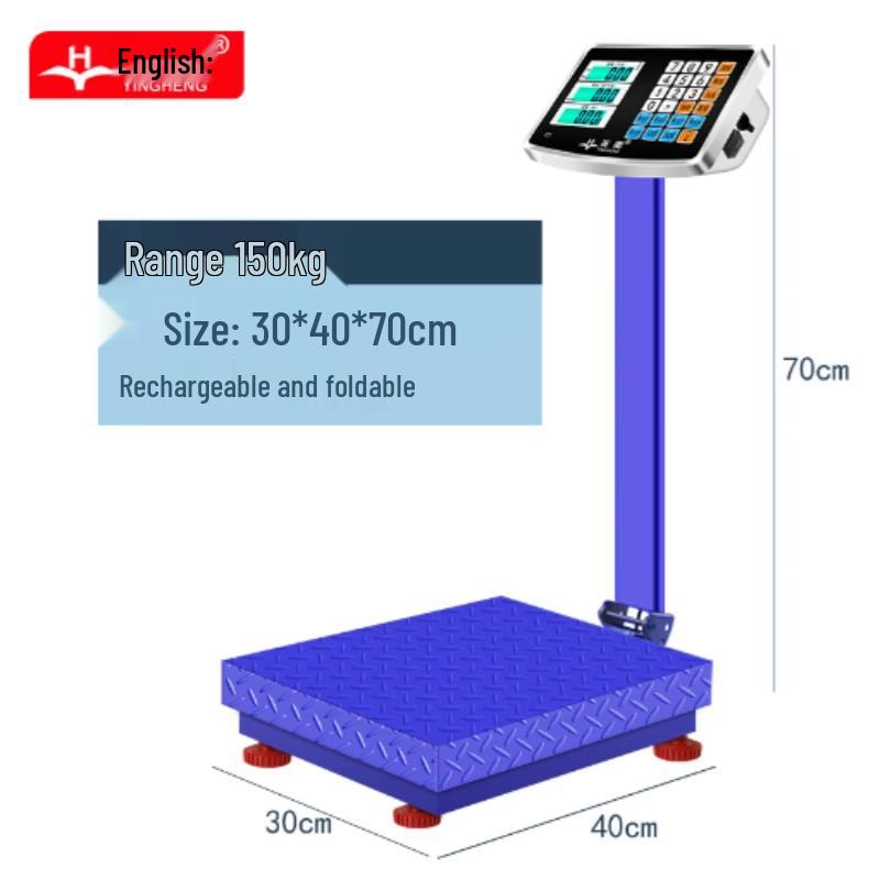

Commercial Rechargeable Electronic Platform Scale