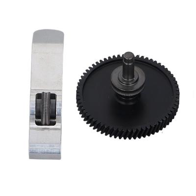 Extruder Gear Assembly Nano Coated Hardened Steel 3D Printer Extruder Gear Handle Kit for Bambu Lab