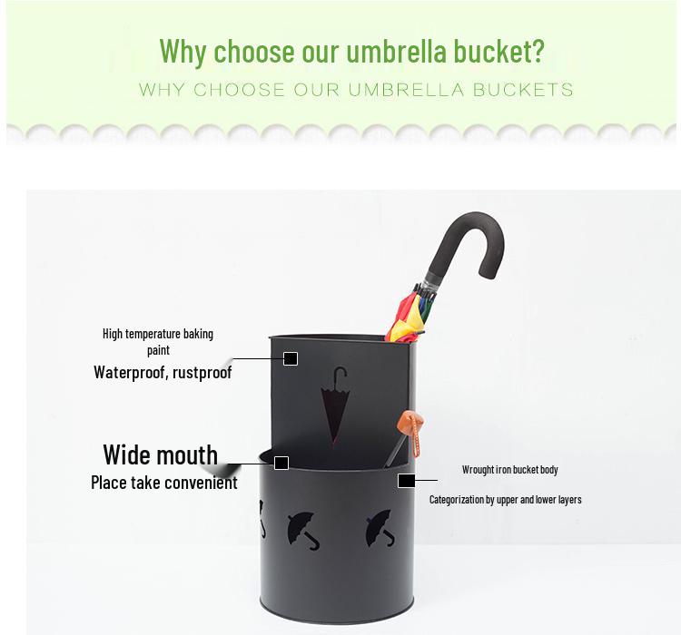 Creative Umbrella Stand: Household & Commercial Storage Rack