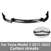 Front Bumper Lip Diffuser Cover for Tesla Model 3 Model Y 2017-2023 Sedan Lower Bumpers Blade Splitter Spoiler Body Kit