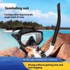 1Pc Swimming Goggles Underwater Snorkeling Mask Waterproof Breathing Diving Snorkeling Mask No Leaking With Breathing Tube