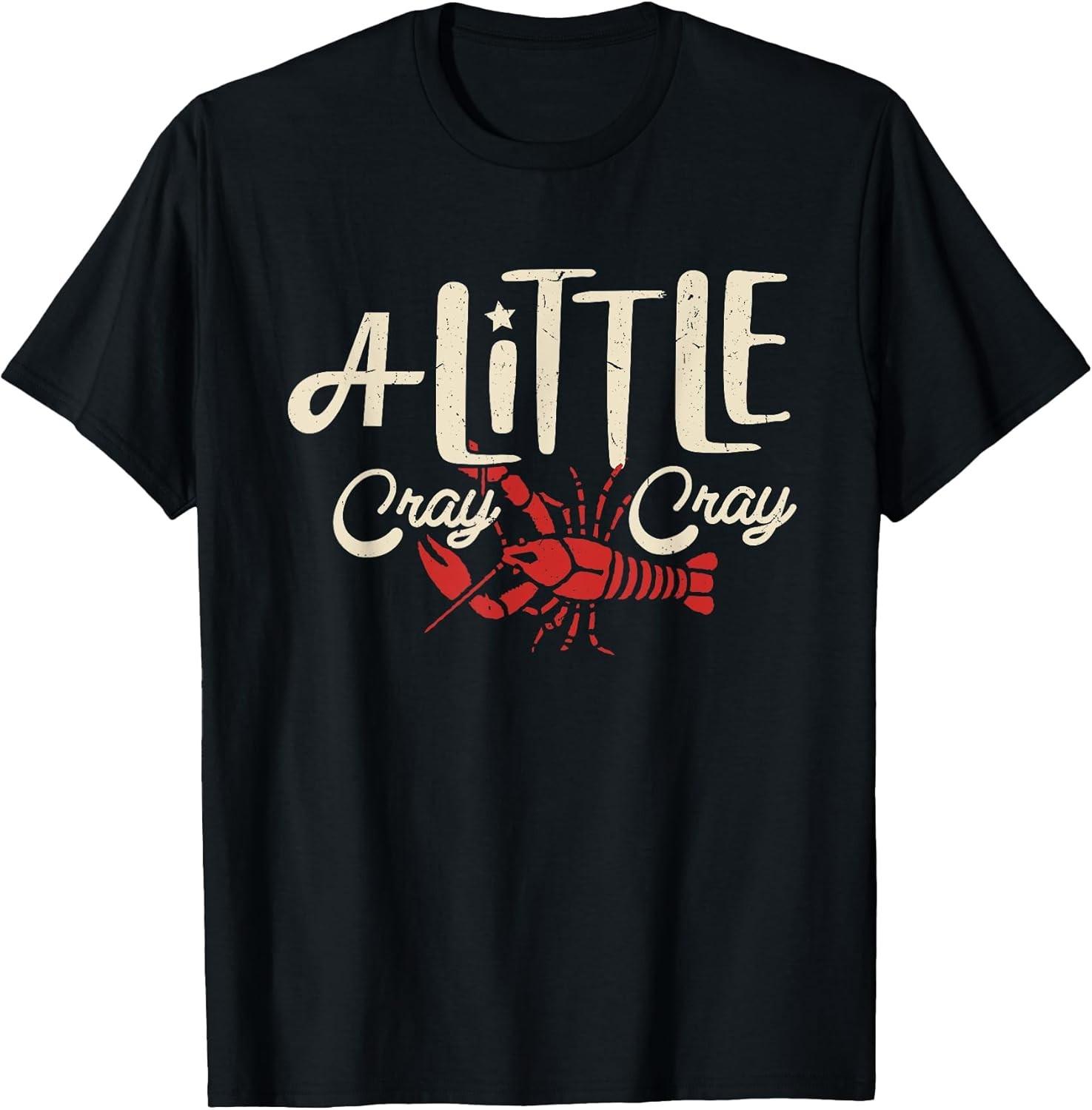 NEW LIMITED! Crawfish Boil Little Cray Louisiana Sea Cotton Tee - MADE IN USA XXXXL