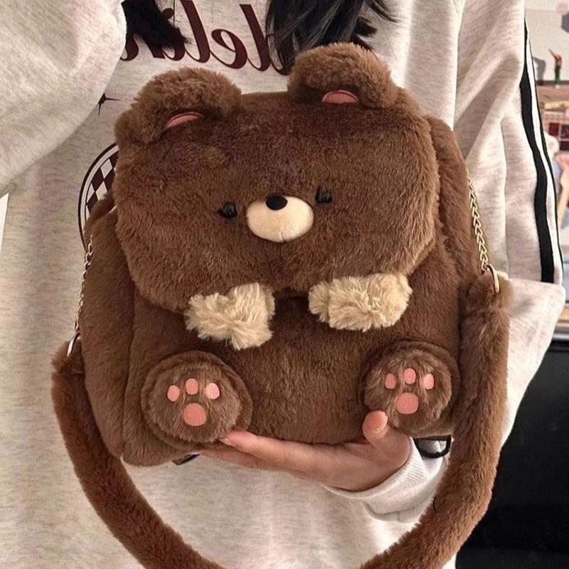 Japanischer Rucksack Cartoon Große Kapazität Aufbewahrungstasche Schultasche Schüler Umhängetasche Schultasche Kawaii Plüschbär