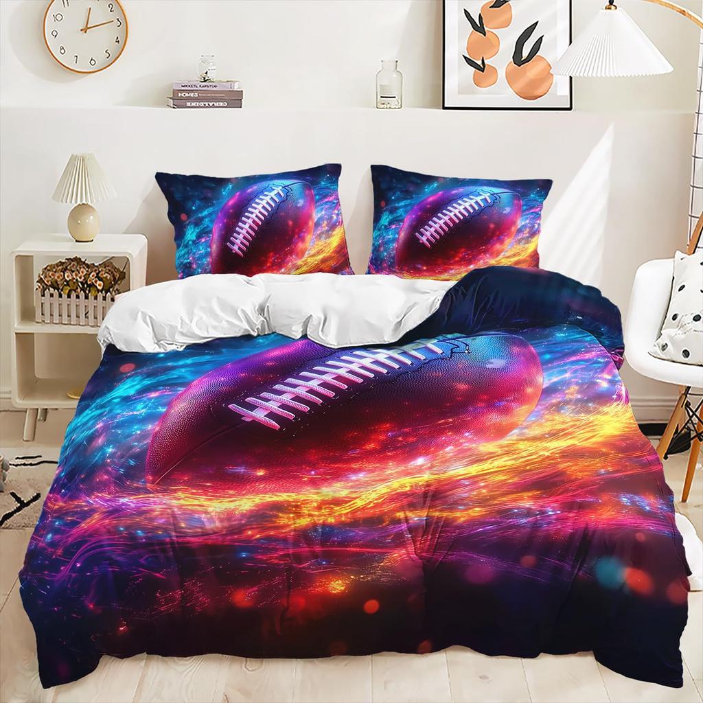 Cartoon Space Down Comforter Set Bedding Set Duvet Cover 3-piece Set