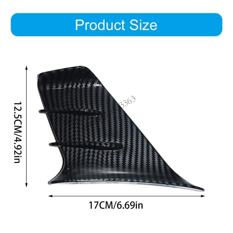 090E ABS Motorcycle Side Winglets Universal Fit Aerodynamic Spoiler Deflector Designs