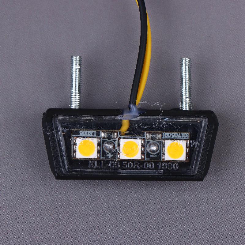 12V Led Light Waterproof Motorcycle License Light Motorcycle License Plate Rear Tail Light Motorcycle License Plate Holder Light