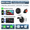 Mini Ultra 3 CarlinKit Wireless Android Auto & CarPlay Adapter 2.4Ghz&5Ghz WiFi BLE Auto Connect OTA Upgrade Mini Smart Car Box