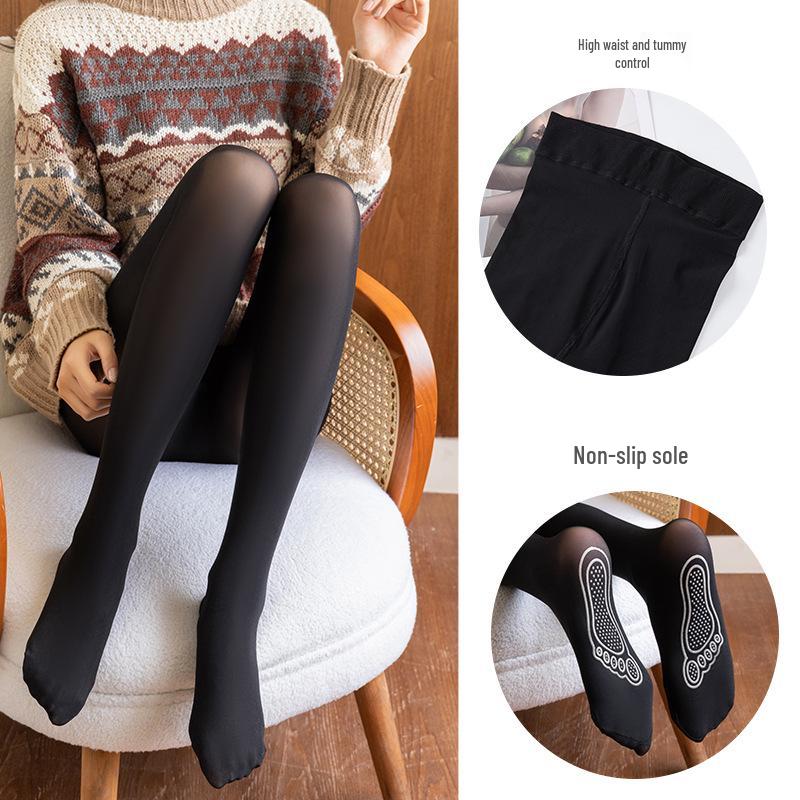 YH Katzenpfote Anti-Haften Fischernetz Strümpfe Schlankmachend Pferdeöl Nude Basis Hose