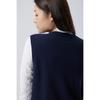 Benetton Frill Hem Knit Vest Bakv05611