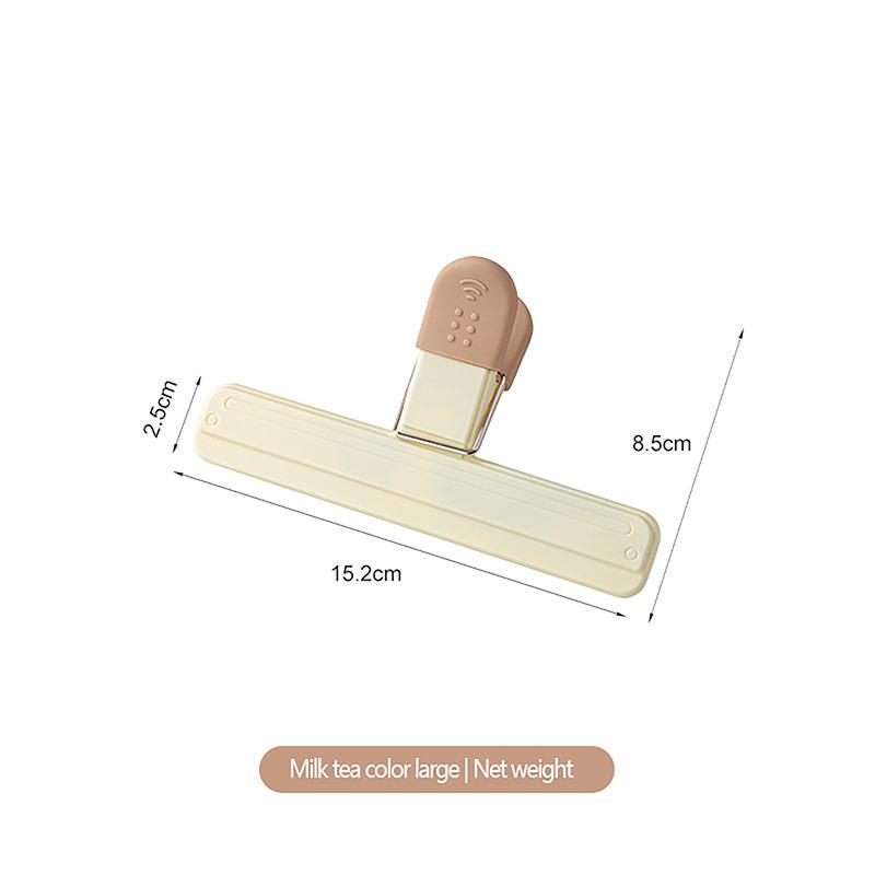 

Силиконовый уплотнительный зажим, кухонный пластиковый пакет для сохранения влаги, картофельные чипсы, пищевая герметизация, сухое молоко, чай, закуски, зажим L молочный белый