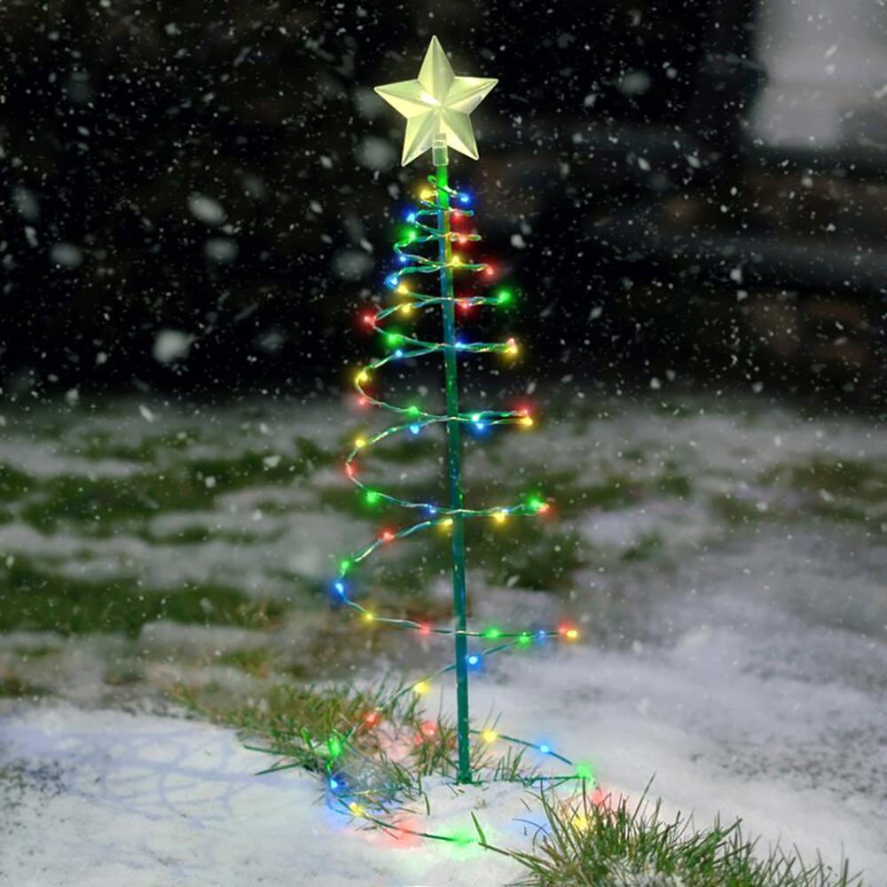 

Outdoor Decor LED Light Waterproof Christmas Solar Lights Tree Light Xmas Decor Colorful