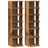 VidaXL Shoe Cabinets 2 Pcs Old Wood Engineered Wood, Shoe Storage Cabinet, Shoe Rack, 856665