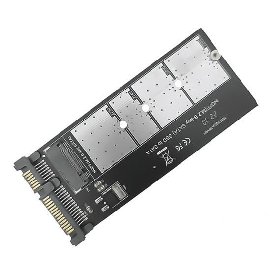 M.2 NGFF to SATA Adapter Card with Screwdriver B Key SSD Converter NGFF M.2 to 2.5 Inch SATA III Adapter Board for NGFF M.2 2280 2260 2242 2230 SSD