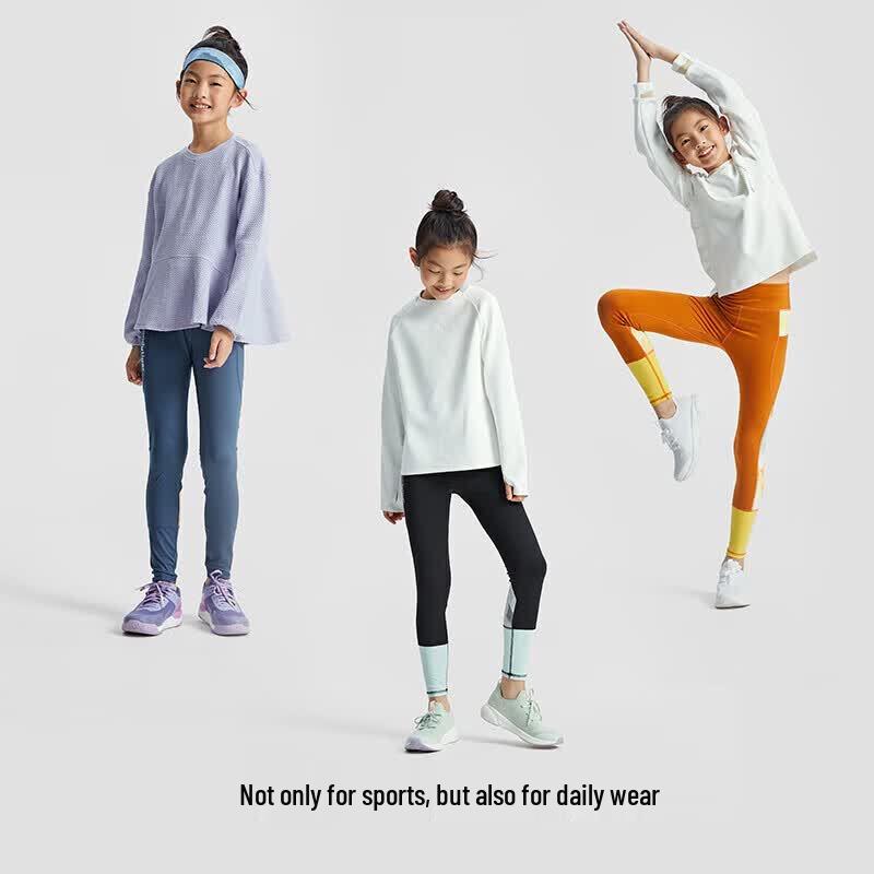 Moodytiger Girls' Soft Patchwork Sports Yoga Leggings