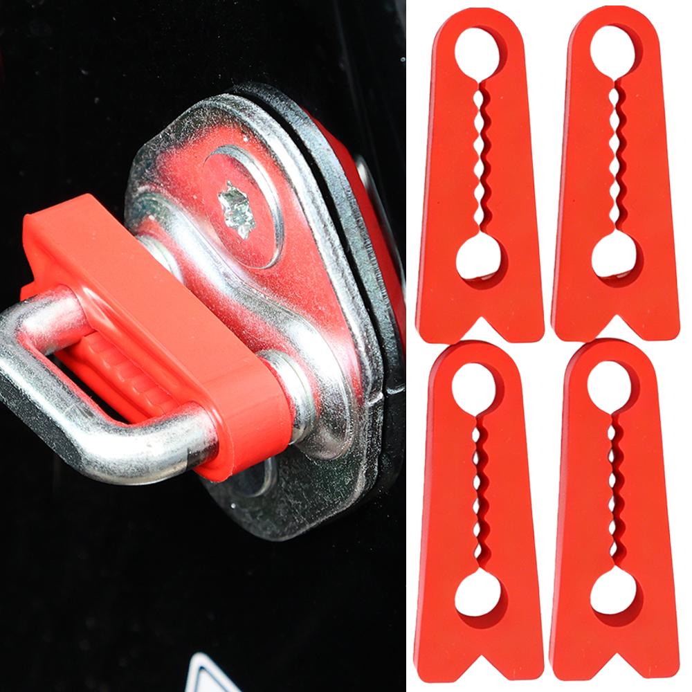 Universal Car Door Lock Damper Buffer Pad Sound Insulation Shock Absorber Silicone Gasket for Auto Interior Decor Accessories
