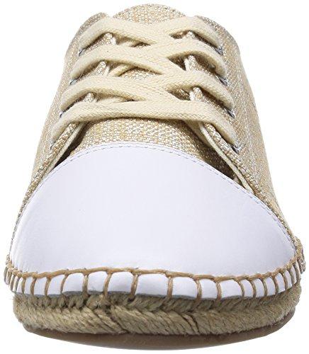 Bridget Birkin Schnürschuhe aus Rindsleder 551604 WH/C (Weiß Kombination/Größe 35)