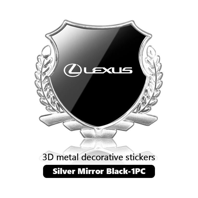 For Lexus 3D Metal Car Side Body Trunk Stickers Emblem Badge Decal Accessories RX350 IS300 ES250 ES200 ES330 ES350 IS250 GS300