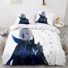 Genshin Impact Bedding Set Game 3d Print Bed Linen Quilt Soft Duvet Cover Sets Home Textile Queen King Size Girl Kids Room Decor