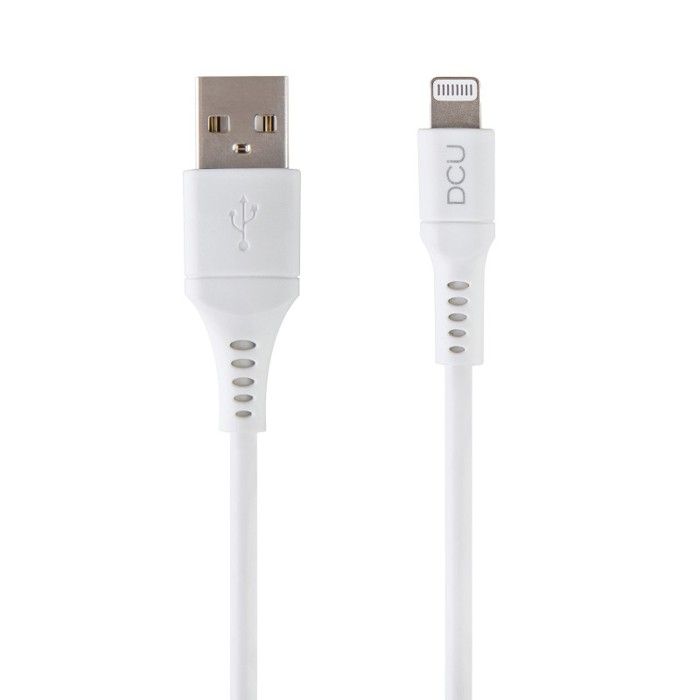 Câble de transfert de données - DCU - 1 m - Lightning/USB - MFI - Blanc
