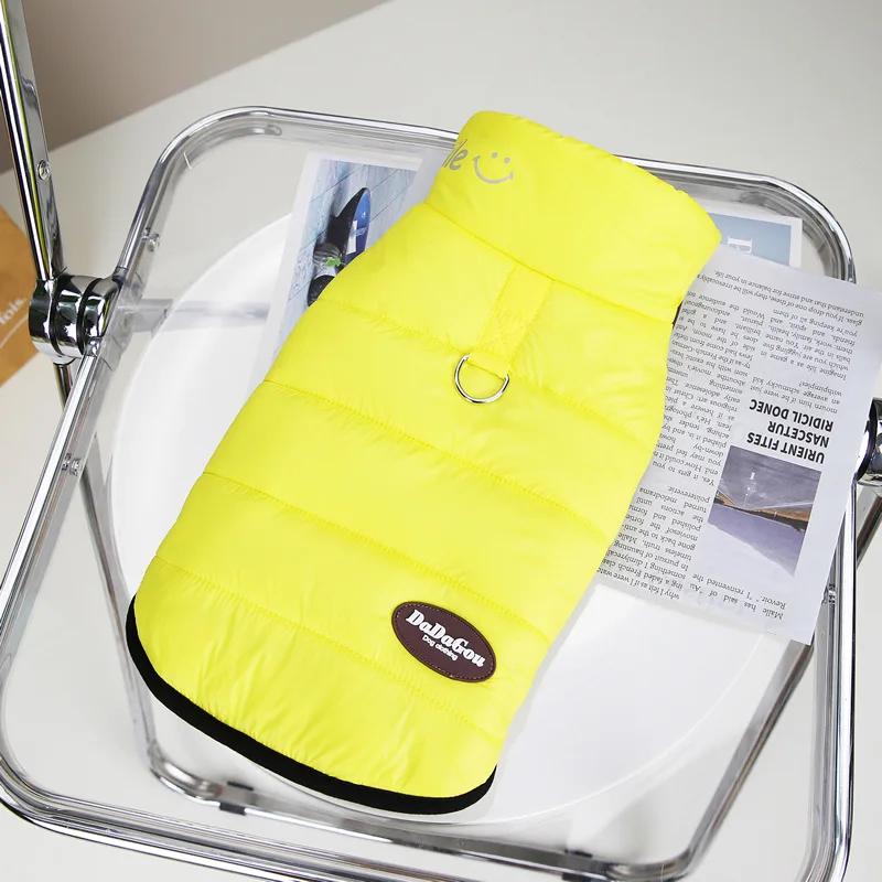 

Пальто конфетного цвета для домашних животных, парки для собак, осенне-зимняя куртка для маленьких собак, двуногая куртка для домашних животных, одежда для собак маленьких собак, одежда для щенков XXL