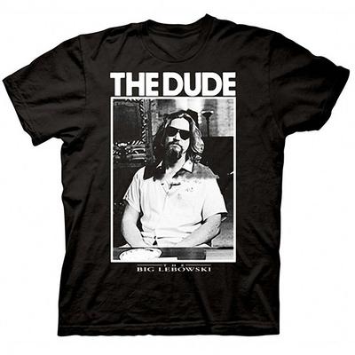 Big Lebowski The Dude Graphic Tshirts Vintage Black Humor Tv Man Breathable Streetwear T-shirt Women Casual Short-sleev