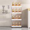 Multi-Layer Floor-Standing Trolley: Kitchen, Living Room, Bath Storage Rack