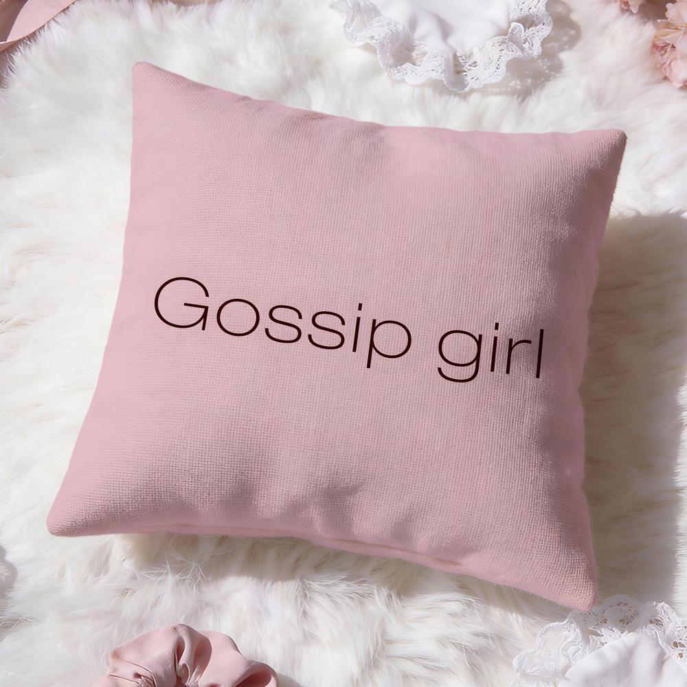 cool movie g-Gossip Girls Cushion Cover Premium Comfort Reversible Pillow Cove -Two in One Design for Any Room & Car Interior