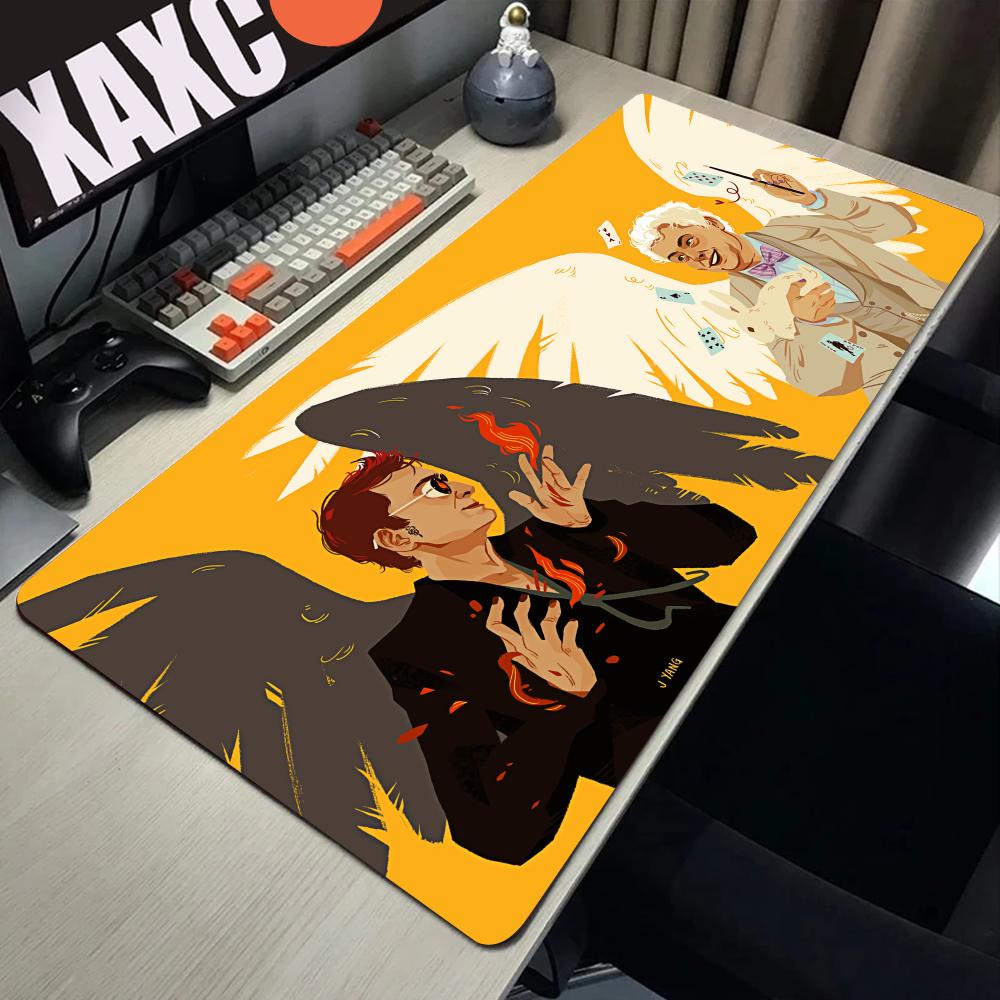 Mouse Omens Pad Good Cartoon Lockedge TV Large Gaming Pad Computer Gamer Keyboard Mat Desk Mousepad PC Desk Pad