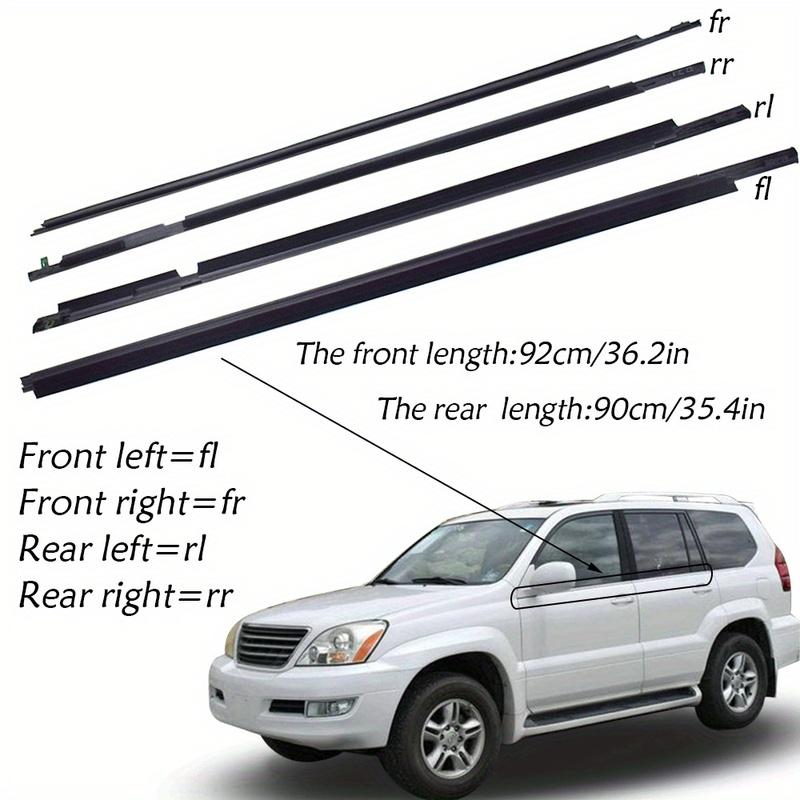 Weatherstrip Rubber Window Belt Moulding For LEXUS For GX470 2003-2009 75722-60080