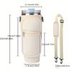 IJs Moedig Bekerhoes, inclusief twee opbergzakjes (kan mobiele telefoons en diverse spullen bevatten) geschikt voor 30oz en 40oz bekers