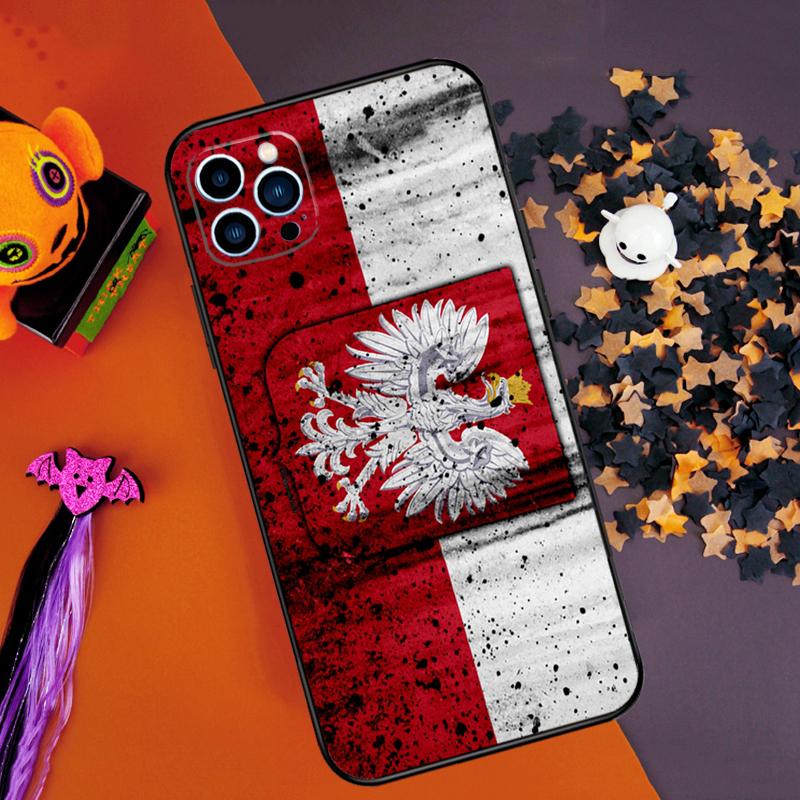 

Poland Polish Flag Bumper Case For iPhone 16 15 14 Pro Max 11 12 13 Pro Max Mini XR 15 16 Plus 16e Phone Cover iPhone 12Pro MAX