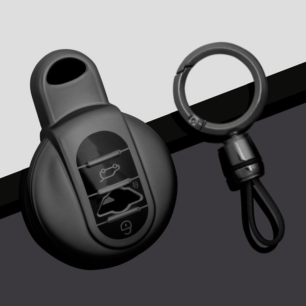 Car Key Case For Bmw Mini Cooper Clubman Countryman R55 R56 R57 R58 R59 R6 Remote Cover Shell Keychain Holder Accessories