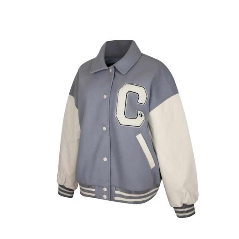 

New Converse Puffer Jacket Women s Blue 10027242-A03 XL