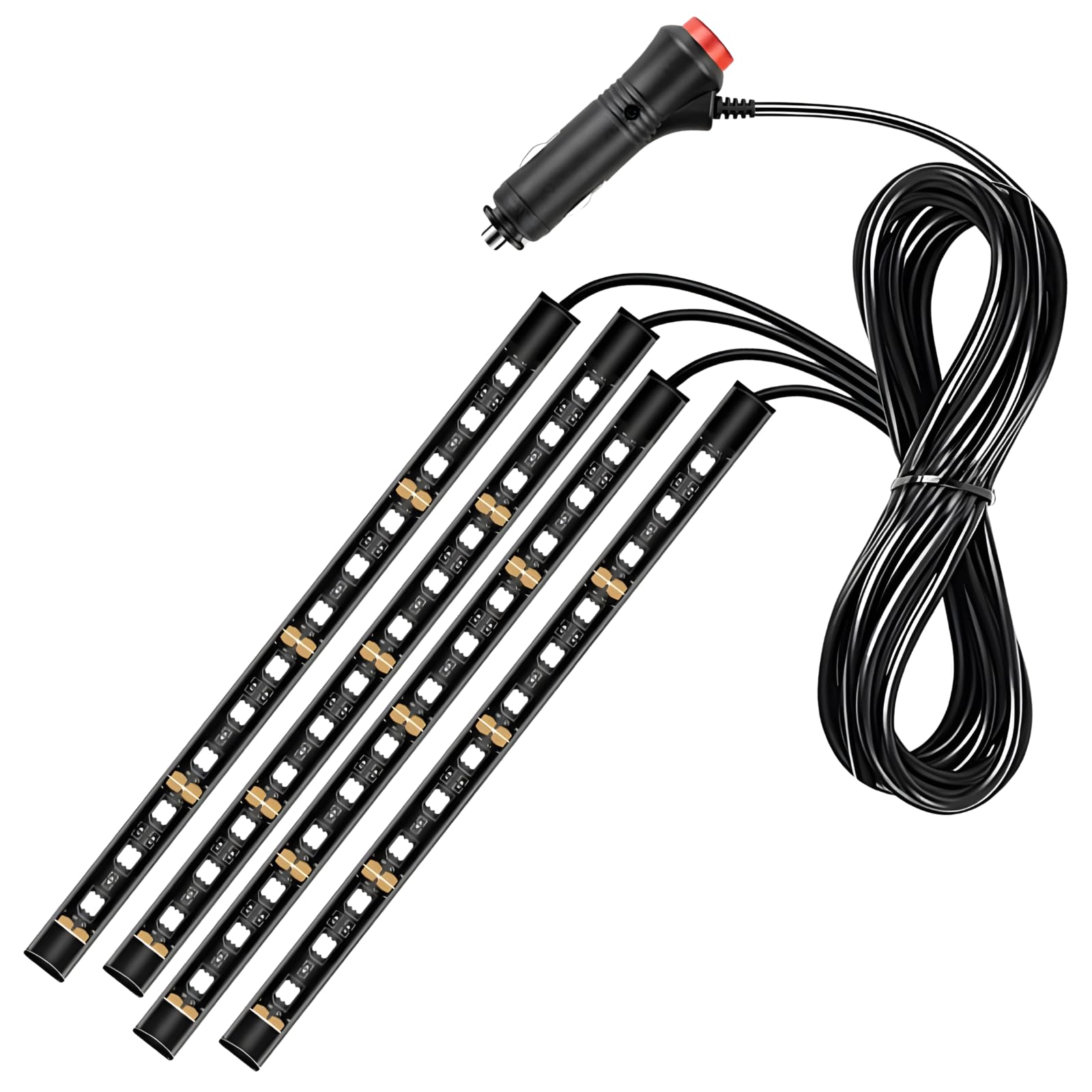 KURASALE LED Tape Light Cigarette Socket Car Interior Light Car cigarette socket type синий