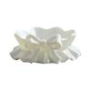 Cute Bow Jewelry Tray 3D Printed Ruffle Bow Trinket Dish Small Decorative Ring Holder for Earrings Necklaces Bracelet Watch Keys