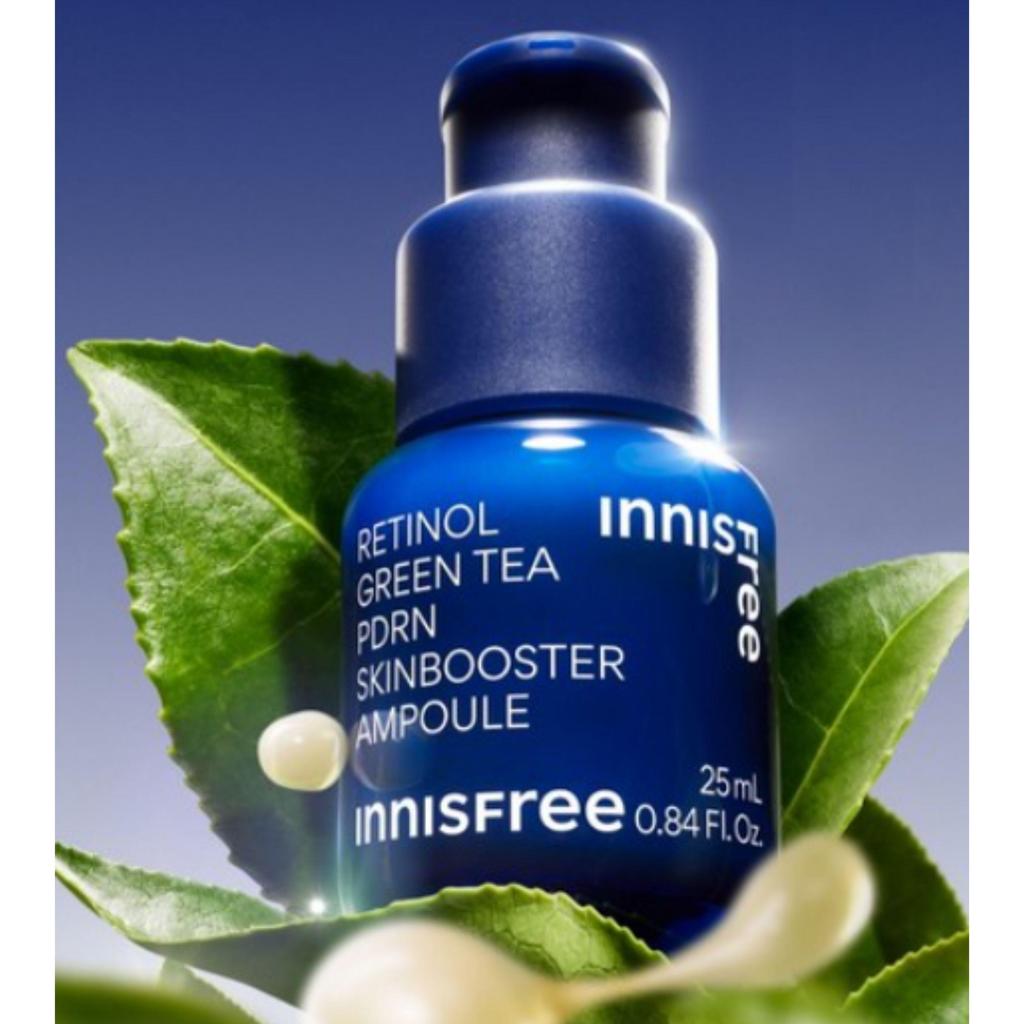 Nnisfree Retinol Green Tea PDRN Skin Booster Ampoule Set