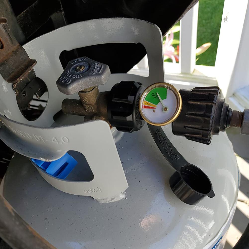 Indicator de nivel tip QCC pentru butelie de propan, detector de scurgeri, manometru pentru gaz pentru RV Camper, cilindru, grătar cu gaz BBQ, încălzitor