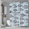 Nautical Fish Shower Curtain - Anti-Mold, Waterproof Bathroom Decor, Unique Gift, Stylish Design, Vibrant