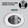 Bathroom Sink Hair Stopper, Pop-Up Sink Drain Strainer, Replacement for American Bathroom Sink Stopper (2 Pack)
