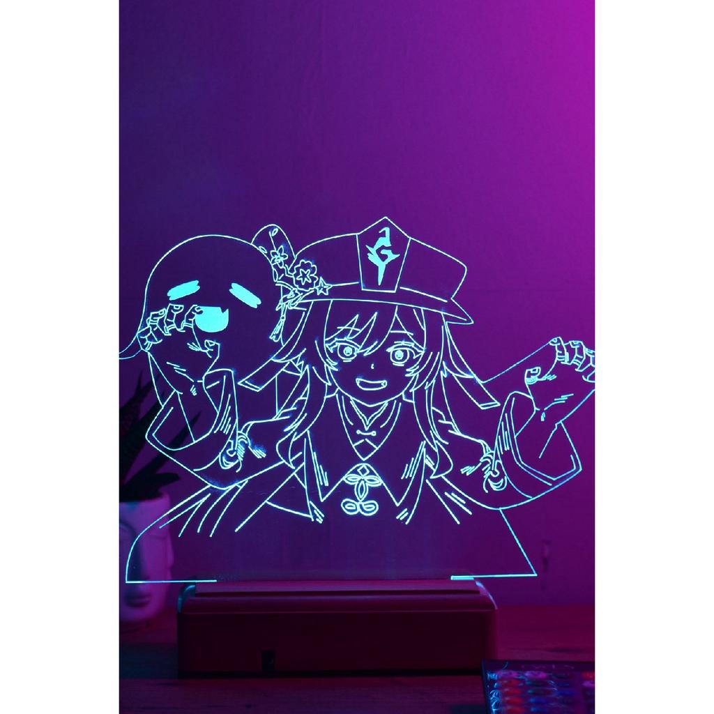 Genshin Impact Hu Tao 16 Color Controlled Night Light