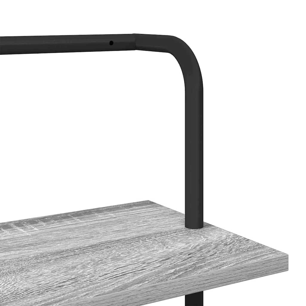 Bookshelf Grey Sonoma 60 x 24 x 168 cm Particleboard